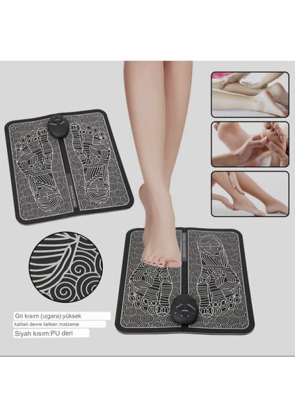 19 kademe hız ayarlı ayak masaj aleti, akupunktur ve otomatik masaj fonksiyonu