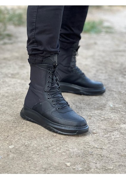 Wagoon WG012 Kömür Cilt Uzun Bağcıklı Bot fırsatları