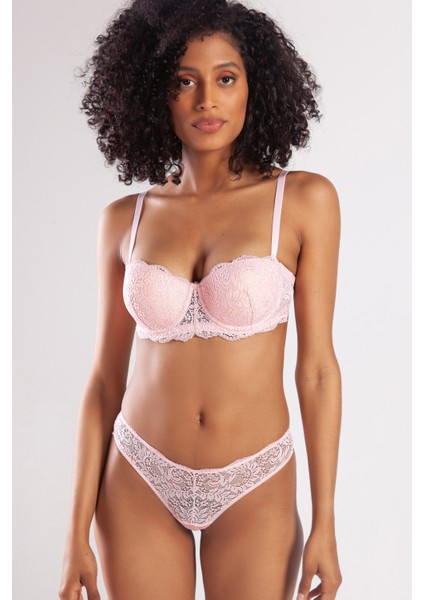 G.colors Push Up Strapless Bra, Açık Pembe Konforlu ve Şık Sütyen