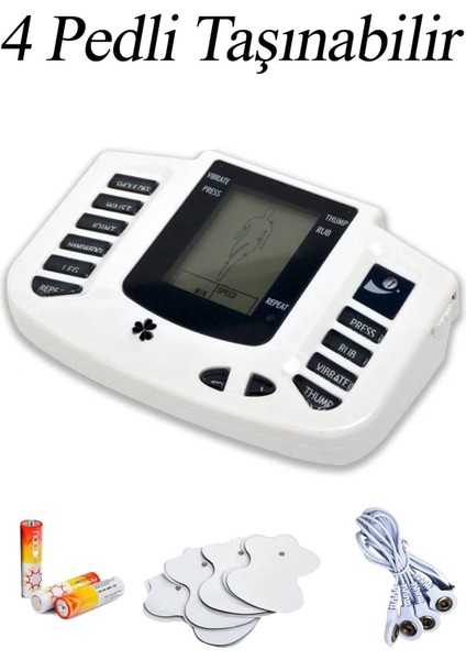 4 Pedli Taşınabilir Elektronik Masaj Cihazı, Rahatlık ve Konfor Sunar modelleri