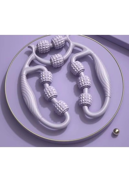 Bacak Incelten Sıkılaştıran Masaj Aleti Pembe ve Mor Renkler