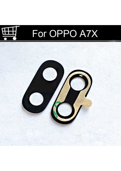 Oppo A7X Kamera Lens Camı+Yapışkan
