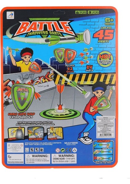 4305 Sun-Yfn-Dart-Battle Throwing 2 Hedefli 4 Oklu Dart