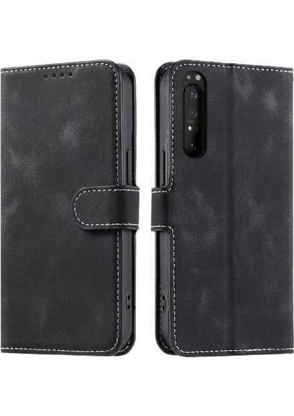 Sony Xperia 1 Iıı Bilek Kayışı Için Flip Case Kickstand Cüzdan Kart Yuvaları Pu (Yurt Dışından) indirimleri