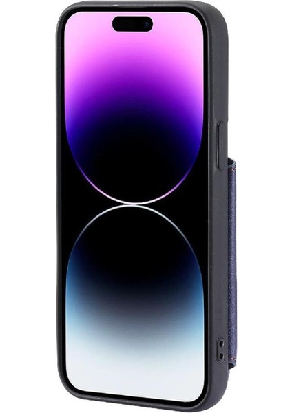 IPhone 15 Için Cüzdan Durumda Pro Max Kickstand Rfıd Engelleme 3 Büyük Kart Pu (Yurt Dışından) indirimleri