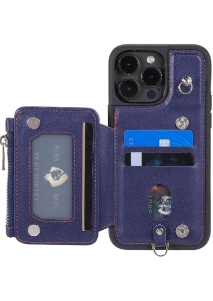 IPhone 15 Için Cüzdan Durumda Pro Rfıd Engelleme Flip Folio Kılıf Kickstand Pu 3 (Yurt Dışından) fırsatları