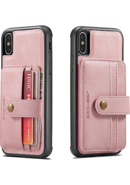 IPhone Xs Max Kablosuz Şarj Rfıd Engelleme Cüzdan Manyetik (Yurt Dışından)