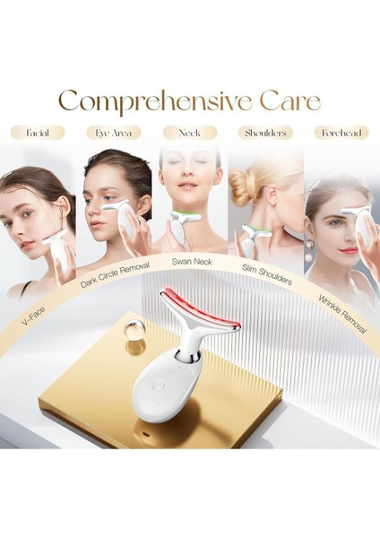 Işık Terapili Sıcak Kompres Yüz ve Boyun Masaj Cihazı, Güzellik ve Tonlama Destekçisi fiyatları