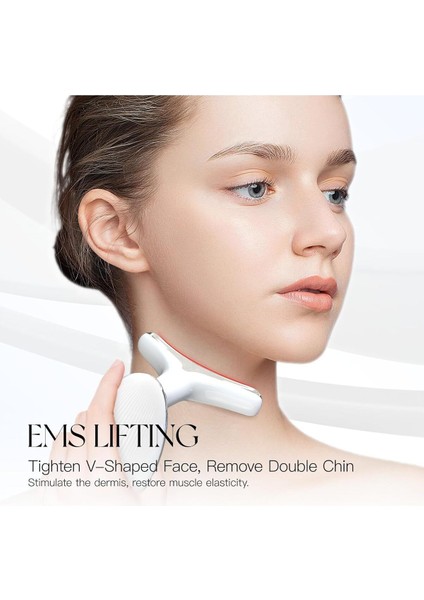 Işık Terapili Sıcak Kompres Yüz ve Boyun Masaj Cihazı, Güzellik ve Tonlama Destekçisi fırsatları