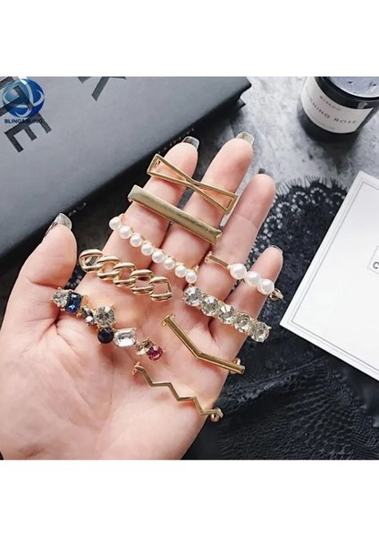 Junisteps Düz Şekil Metal Ayakkabı Bağcığı Aksesuarı - Altın