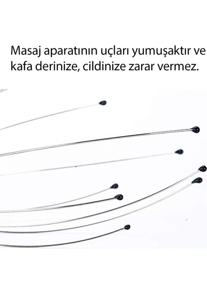 Kafa Masaj Aleti Kaşıma Teli Baş Boyun Bacak Sırt Kafa Derisi Masaj Aparatı Saç Köklerini Uyarıcı modelleri
