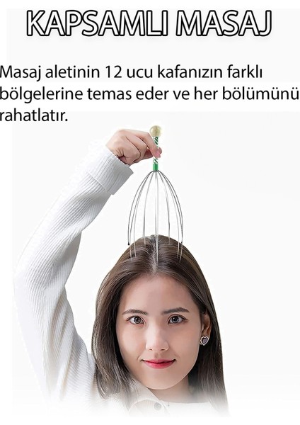 Kafa Masaj Aleti Kaşıma Teli Baş Boyun Bacak Sırt Kafa Derisi Masaj Aparatı Saç Köklerini Uyarıcı fırsatları