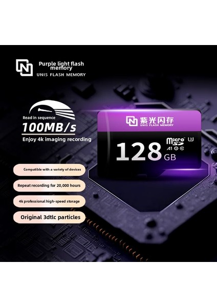 Unıs Microsd Kart 32GB 64GB 128GB – U3, 4K Hd Destekli, Su Geçirmez ve Isıya Dayanıklı, Kameralar ve Dronlar Için, 100MB/S’YE Kadar Okuma Hızı (Yurt Dışından) fiyatları