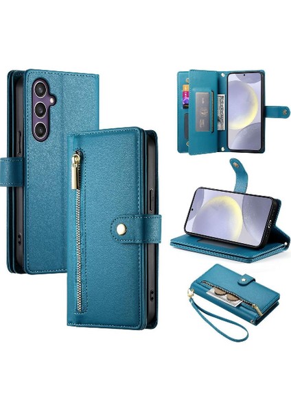 Samsung Galaxy S24 Crossbody Kayış Iş Cüzdan Standı Için Flip Case (Yurt Dışından) indirimleri