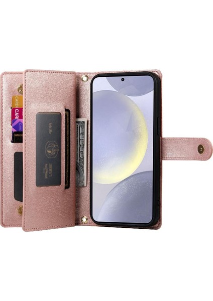 Samsung Galaxy S25 Çok Fonksiyonlu Standı Crossbody Kayışı Için Flip Case (Yurt Dışından) indirimleri