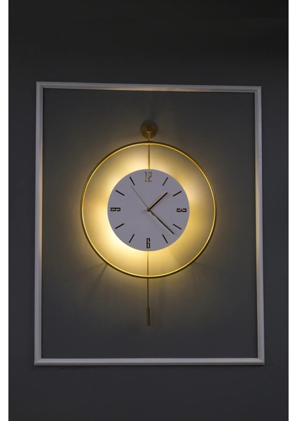 Timelles Kristal - Büyük BOY(50X75CM) - (Quartz Mekanizmalı Seri) - (Pilli Led) - Metal Duvar Saati fiyatları