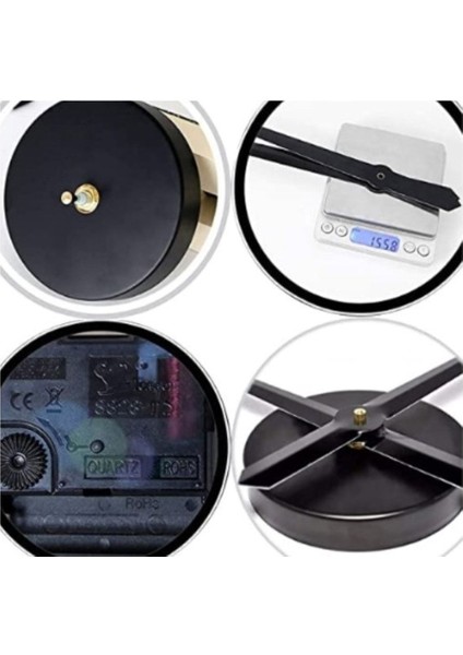 3D Siyah Ahşap Roma Rakamlı Dekoratif Büyük Boy Duvar Saati indirimleri