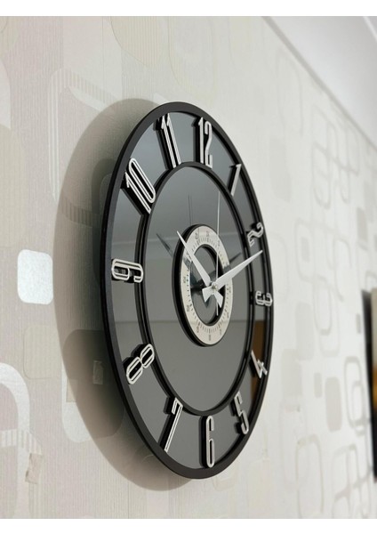 Aynalı Duvar Saati ( Gerçek Ayna) 40 cm Modern Tasarım fırsatları