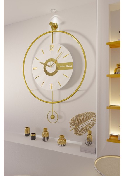 Timelles Elit Three-Büyük BOY(50X75CM)-(PİLLİ LED Sistemi) , Modern Dekoratif Metal Duvar Saati fiyatları