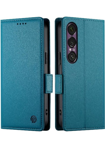 Sony Xperia 1 Vıı Cüzdan Kart Yuvaları Için Flip Case Günlük Kullanım Iş Çevirme (Yurt Dışından)