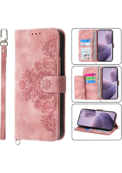 Xiaomi Poco F7 Pro Bileklik Çoklu Kredi Kartı Yuvaları Için Flip Case (Yurt Dışından)