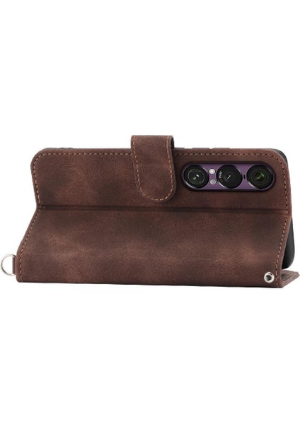 Sony Xperia 1 Vıı Çoklu Kredi Kartı Yuvaları Için Flip Case Kabartmalı (Yurt Dışından) fırsatları
