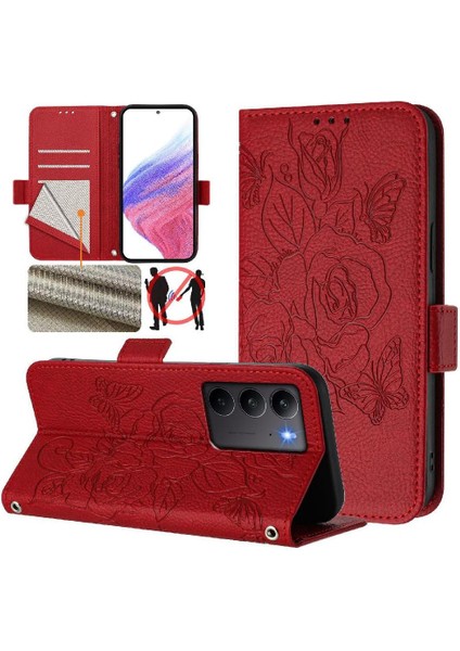 Kredi Kartı Yuvası Pu Deri ile Realme C75 4g Manyetik Cüzdan Için Kılıf (Yurt Dışından)