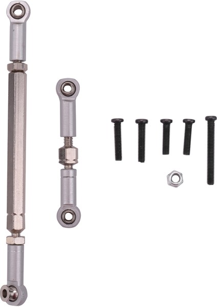 Rc Direksiyon Çubuğu Cnc Işleme Alüminyum Alaşımlı Direksiyon Bağlantı Çubuğu Seti Wpl 1608T Rc Kamyon Için Rc Direksiyon Bağlantı Seti, Gri (Yurt Dışından) fiyatları