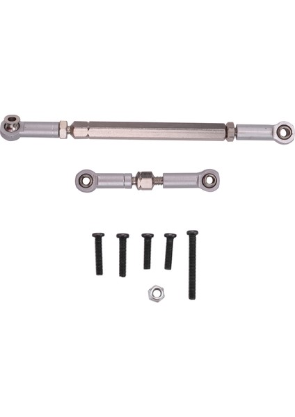 Rc Direksiyon Çubuğu Cnc Işleme Alüminyum Alaşımlı Direksiyon Bağlantı Çubuğu Seti Wpl 1608T Rc Kamyon Için Rc Direksiyon Bağlantı Seti, Gri (Yurt Dışından) modelleri