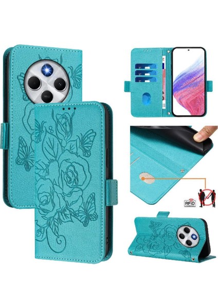 Kredi Kartı Yuvası ile Xiaomi Poco C75 Manyetik Cüzdan Pu Deri Için Kılıf (Yurt Dışından) fırsatları