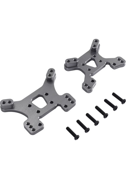 144001 Parça Ön ve Arka Amortisör Kulesi Tahtası Seti Yedek Aksesuar Parçaları 144001 1/14 4WD Rc Araba Için, Gümüş (Yurt Dışından) modelleri