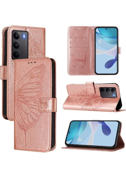 Realme C75 4g Flip Kapak Için Kılıf Manyetik Kabartma Kelebek Prim (Yurt Dışından) fırsatları