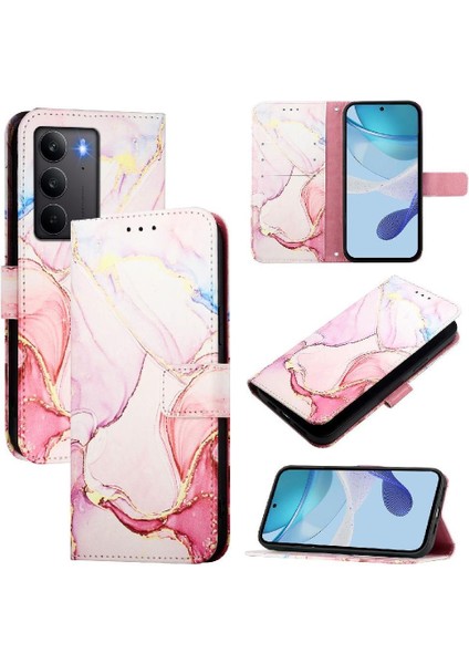 Realme C75 4g Cüzdan Pu Deri Kickstand Mermer Desen Için Kılıf (Yurt Dışından) indirimleri