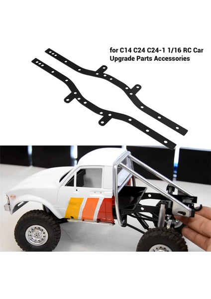 Adet Metal Şasi Kiriş Kiriş Yan Çerçeve Şasi Wpl C14 C24 C24-1 1/16 Rc Araba Yükseltme Parçaları Aksesuarları (Yurt Dışından) indirimleri