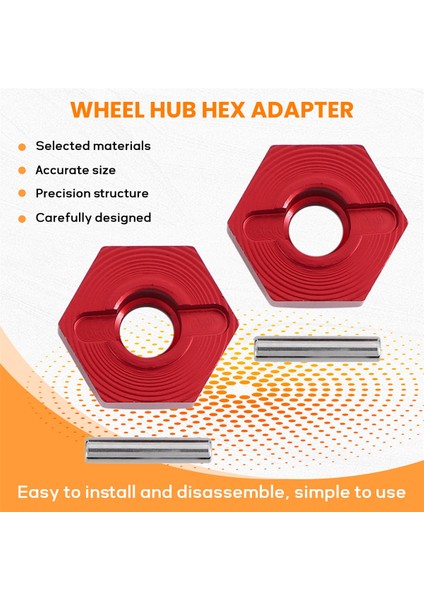 12MM Kombine Tekerlek Göbeği Altıgen Adaptörü MN86K MN86KS MN86 MN86S Mn G500 1/12 Rc Araba Yükseltme Parçaları Aksesuarları, Kırmızı (Yurt Dışından) indirimleri