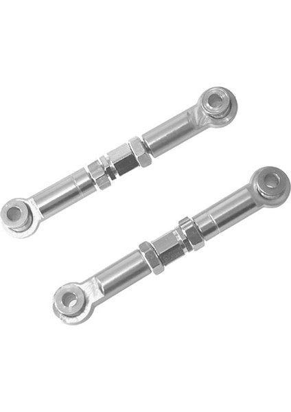 Rc Araba Metal Yükseltme Aksesuarları Direksiyon Çubuğu Mjx Hyper Go 1/14 14209 14210 H14BM Rc Araba Yükseltme Parçaları (Gümüş) (Yurt Dışından)