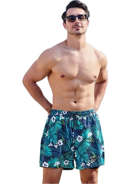 Yazlık Mayolar Utandırmayan Çabuk Kuruyan Büyük Boy Boxer Plaj Şortu Erkek ve Kadın Mayoları (Yurt Dışından)