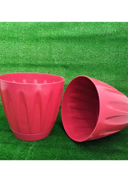 Elite Papatya Saksı 6 Litre 1 Adet Kırmızı Renk Bahçe Saksı Renkli Çiçek Saksısı Yuvarlak Çiçek Saksısı 1 Adet fiyatları