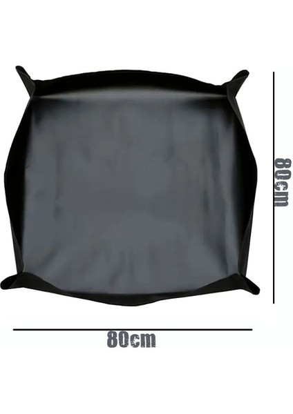 Elite Su Geçirmez Çiçek Toprağı Saksı Değiştirme Örtüsü Bahçe Matı 80×80 cm 1 Adet