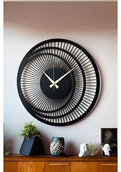 Dekoratif Yeni Modern Zosma Ahşap Duvar Saati 48CM fırsatları
