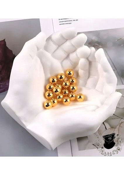 Elite Beton Eller Çok Amaçlı Saksı Mumluk Kase Küllük Dekoratif Obje 1 Adet modelleri