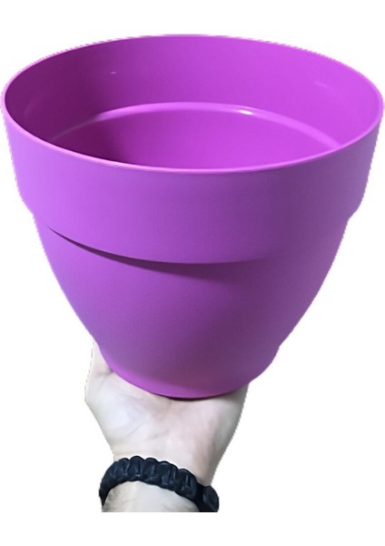 Elite Renkli Saksı 25CM 1 Adet