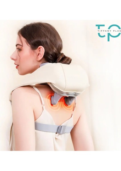 Şarjlı Ovmalı Isıtmalı Boyun Sırt Masaj Aleti TP-1025