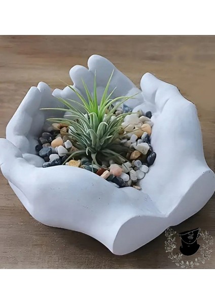 Elite Beton Eller Çok Amaçlı Saksı Mumluk Kase Küllük Dekoratif Obje 1 Adet fiyatları
