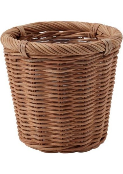 Elite Hasır Görünümlü ,rattan Saksı 12 cm Bitki-Çiçek Saksısı 1 Adet