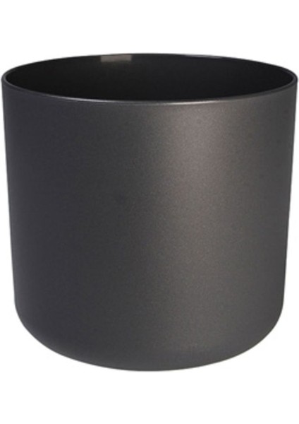 Elite 16X14 Siyah Metal Saksı 1 Adet