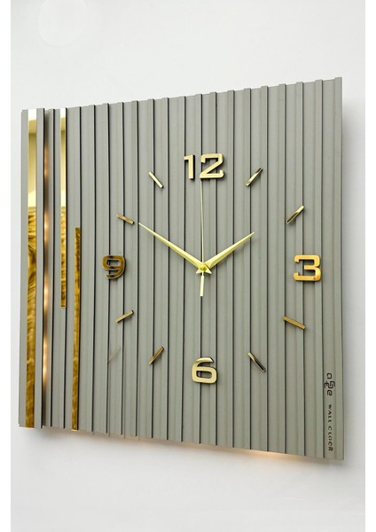 Long Lines Işıklı (Pilli Led) Sessiz Mekanizma 48X48CM Ant-Ant-Sarı Asse Tasarım Modern Duvar Saati fırsatları