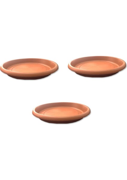 Elite Plastik Saksı Tabağı 12 cm 3 Adet 1 Adet