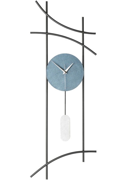 Muyika Ken Metal 75-30CM Dekoratif Duvar Saati Mds-R indirimleri