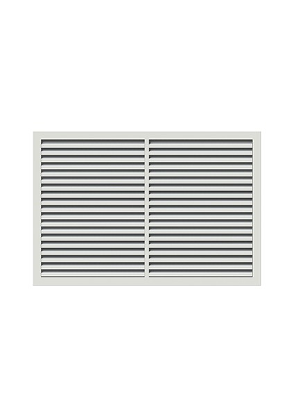 100X150 cm Alüminyum Menfez Ral 9016 Beyaz Boyalı
